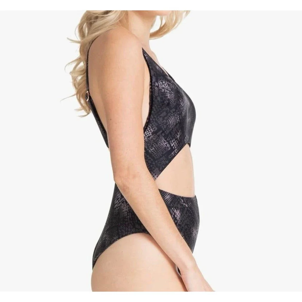 RACHEL Rachel Roy Cut Out One Piece Swimsuit Size S New With Tag Multi color